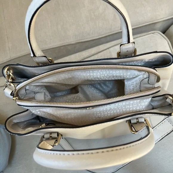 Kate Spade Charlotte Street Sloan Ostrich Egg Saffiano Leather Shoulder Bag